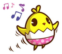 The Pandy Dog and Big Little Chick sticker #5444768