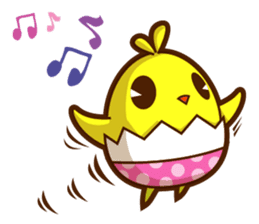 The Pandy Dog and Big Little Chick sticker #5444768