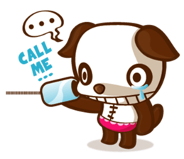 The Pandy Dog and Big Little Chick sticker #5444771