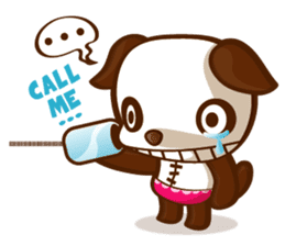 The Pandy Dog and Big Little Chick sticker #5444771