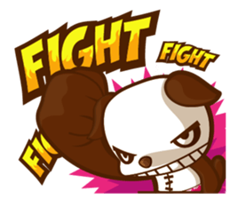 The Pandy Dog and Big Little Chick sticker #5444773