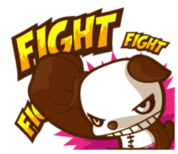 The Pandy Dog and Big Little Chick sticker #5444773