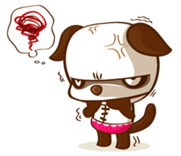 The Pandy Dog and Big Little Chick sticker #5444774