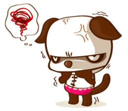 The Pandy Dog and Big Little Chick sticker #5444774