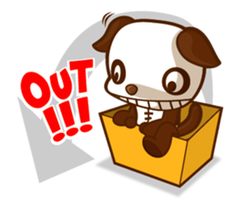 The Pandy Dog and Big Little Chick sticker #5444775