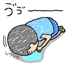 It is a crayon-style elementary school?! sticker #5445025