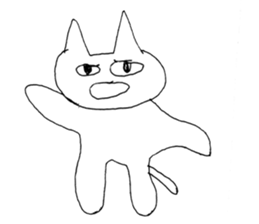 A annoying cat sticker #5446120