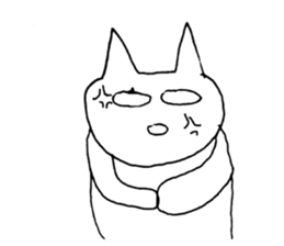 A annoying cat sticker #5446134