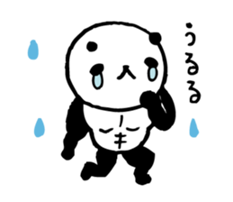 panda- Muscle MUKIMUKI - sticker #5446369