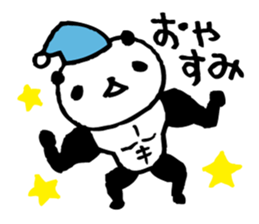 panda- Muscle MUKIMUKI - sticker #5446376