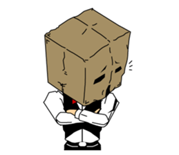Paper Bag Gentleman sticker #5447449
