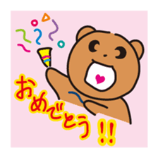 Part3.Happy bear - KumaYu sticker #5448270