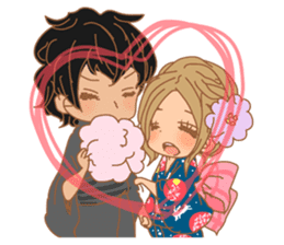 Girls Couple in Love sticker #5448664