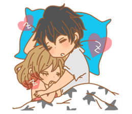 Girls Couple in Love sticker #5448673