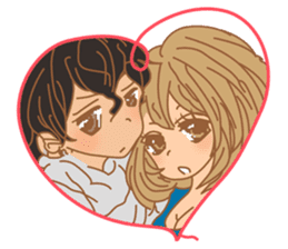Girls Couple in Love sticker #5448677