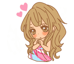 Girls Couple in Love sticker #5448681