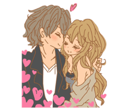 Girls Couple in Love sticker #5448684