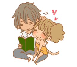 Girls Couple in Love sticker #5448691