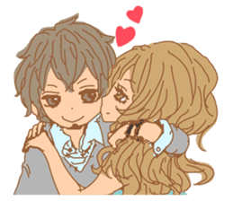 Girls Couple in Love sticker #5448695