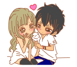 Girls Couple in Love sticker #5448696