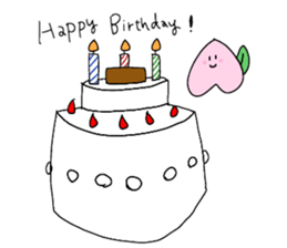 Peach princess sticker #5448819