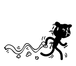 Very Black Bear sticker #5449405