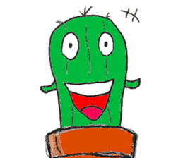 Mr. cactus sticker #5449900