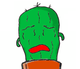 Mr. cactus sticker #5449901