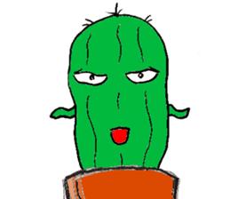 Mr. cactus sticker #5449902