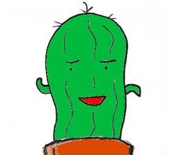 Mr. cactus sticker #5449903