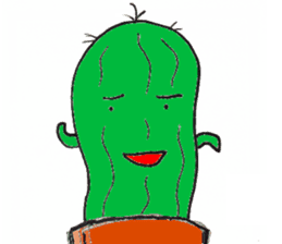 Mr. cactus sticker #5449903