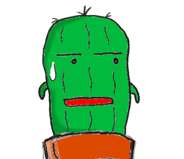 Mr. cactus sticker #5449904