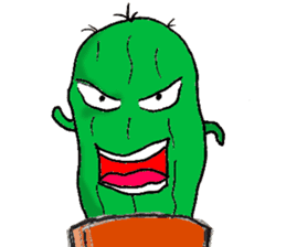 Mr. cactus sticker #5449905