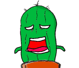 Mr. cactus sticker #5449907