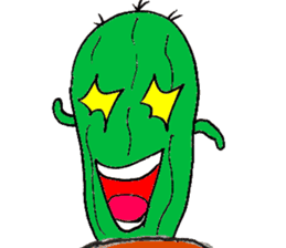 Mr. cactus sticker #5449908