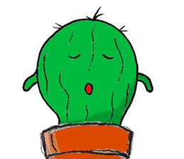 Mr. cactus sticker #5449910