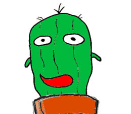 Mr. cactus sticker #5449911