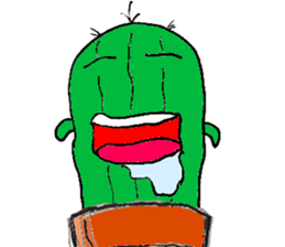 Mr. cactus sticker #5449913