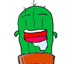Mr. cactus sticker #5449913