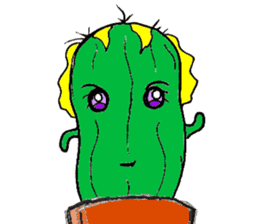 Mr. cactus sticker #5449916