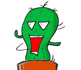 Mr. cactus sticker #5449917