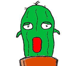 Mr. cactus sticker #5449919