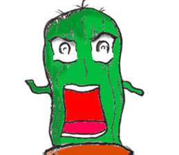 Mr. cactus sticker #5449920