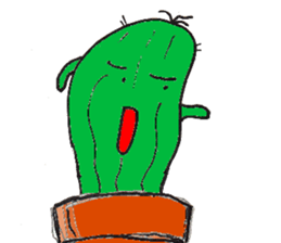 Mr. cactus sticker #5449921