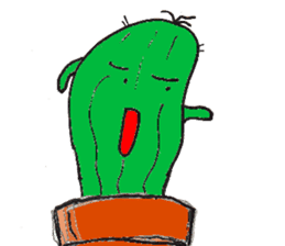 Mr. cactus sticker #5449921