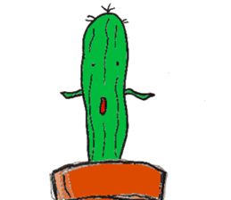 Mr. cactus sticker #5449922