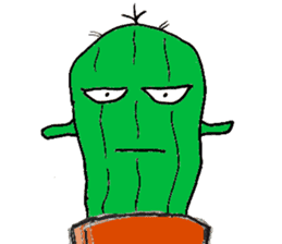 Mr. cactus sticker #5449923