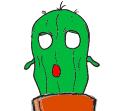 Mr. cactus sticker #5449924