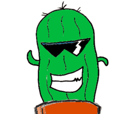 Mr. cactus sticker #5449926