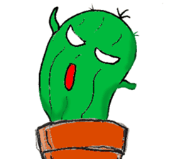 Mr. cactus sticker #5449930